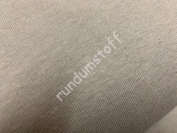 Tissu bord côte uni gris
