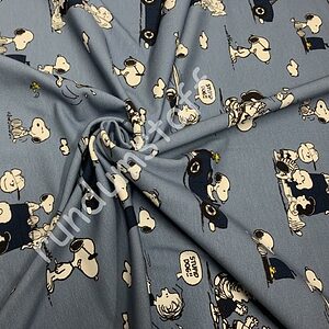 Bio Jersey Snoopy cabriolet gris bleu