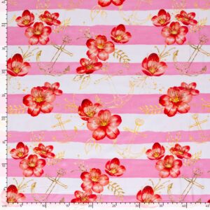 Jersey Anker Blume Rosa