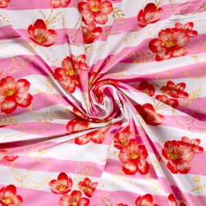 Jersey Anker Blume Rosa