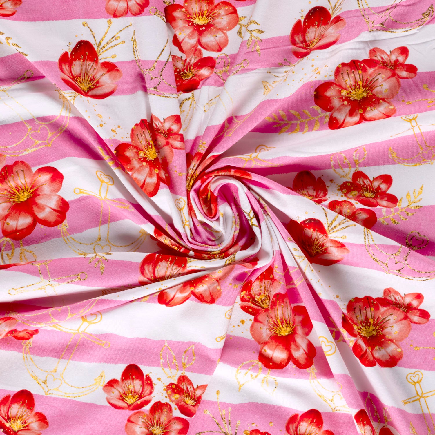 Jersey Anker Blume Rosa – Bild 2