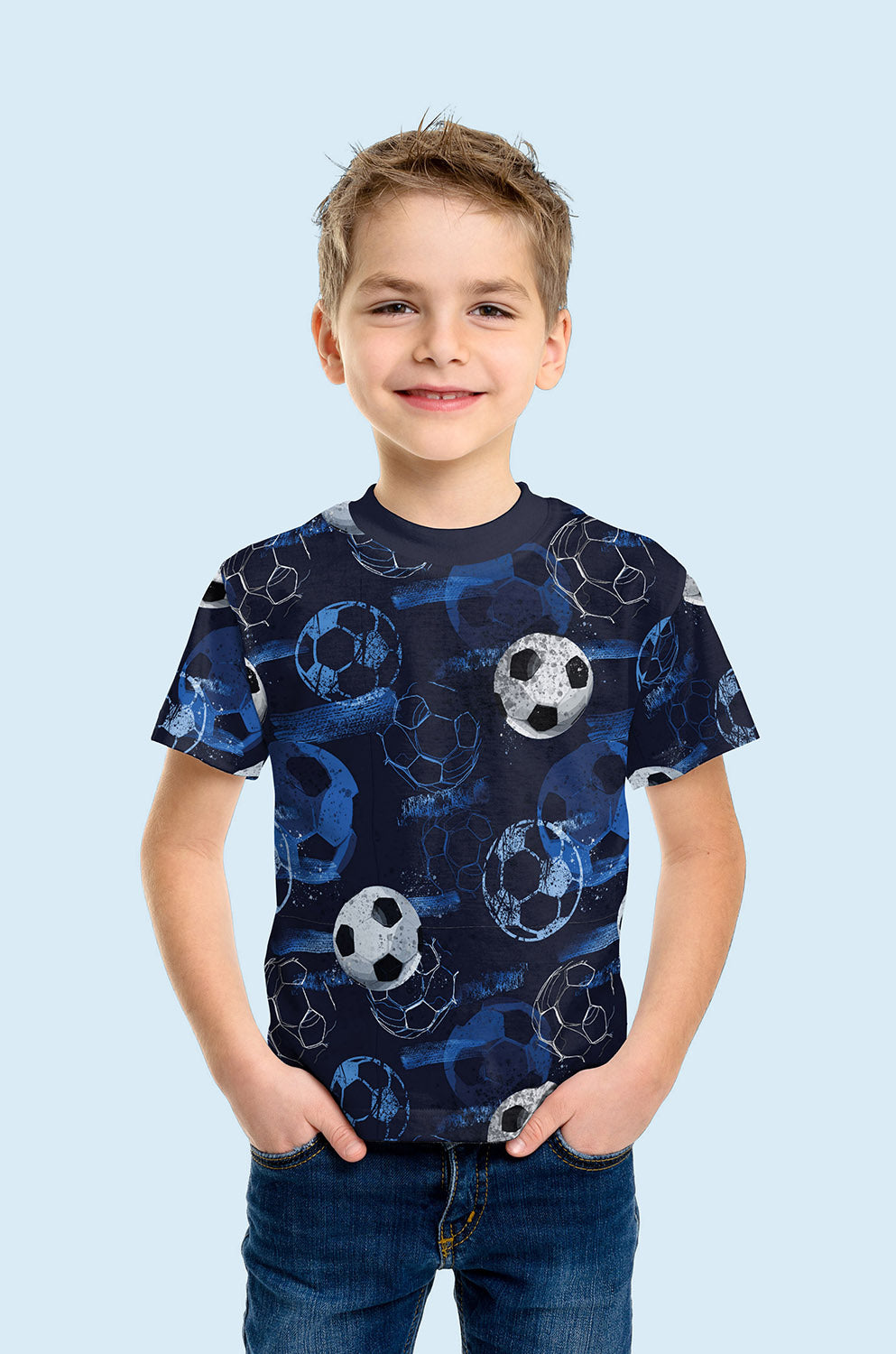 Jersey Fussball Marine – Bild 5
